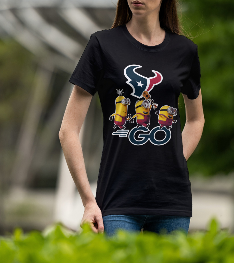 Houston Texans Minions Go T-Shirt