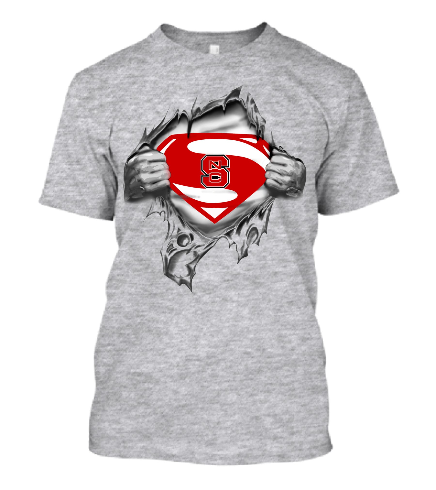 NC State Superman Logo Burst T-Shirt
