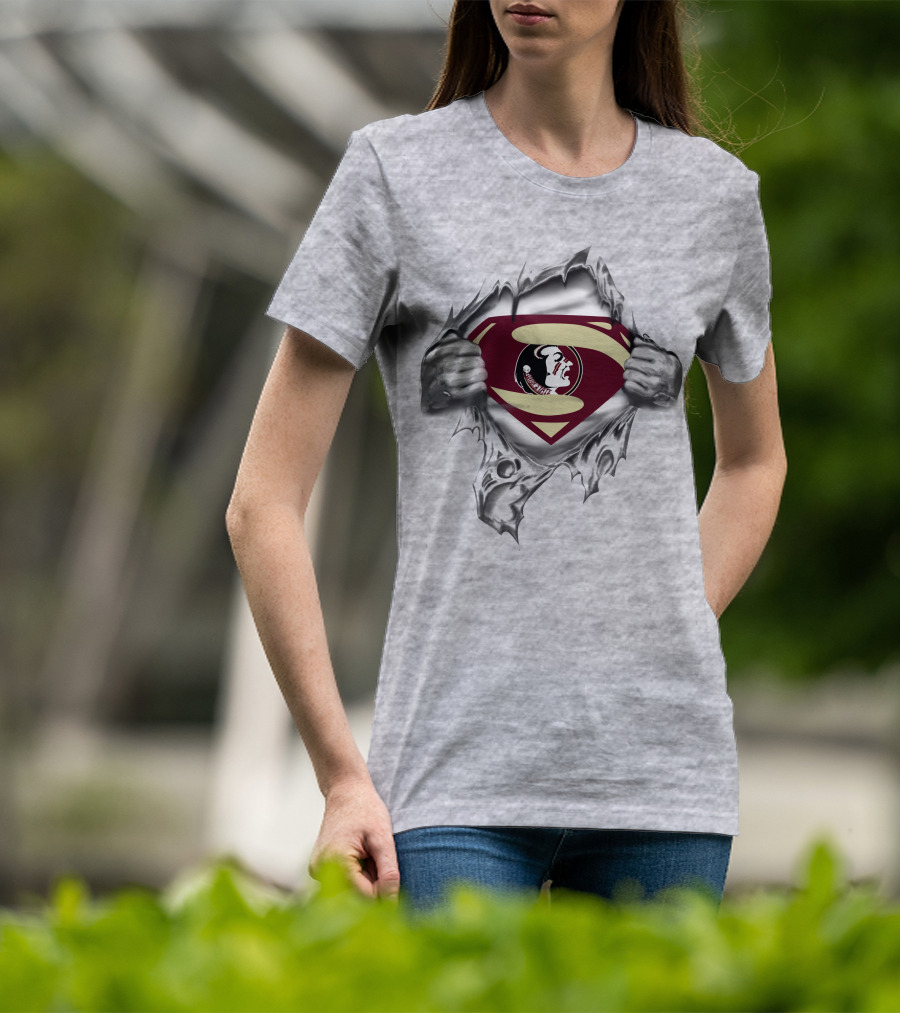 Superman Seminoles Logo Reveal T-Shirt