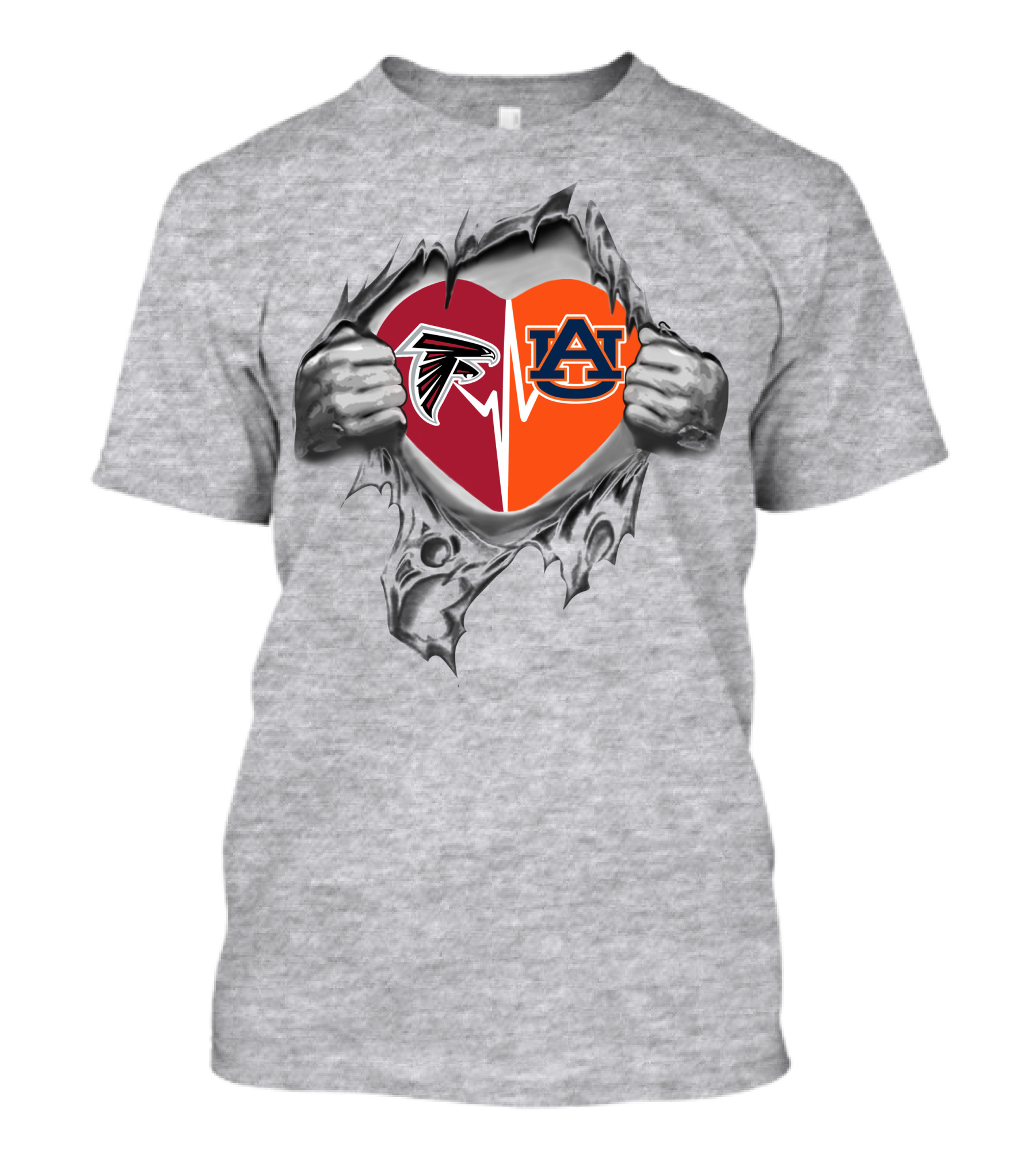 Atlanta Falcons Auburn Its In My Heart T-Shirt