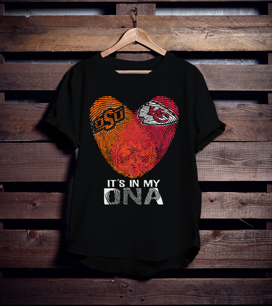 Oklahoma State OSU And Chiefs KC It's In My DNA T-Shirt