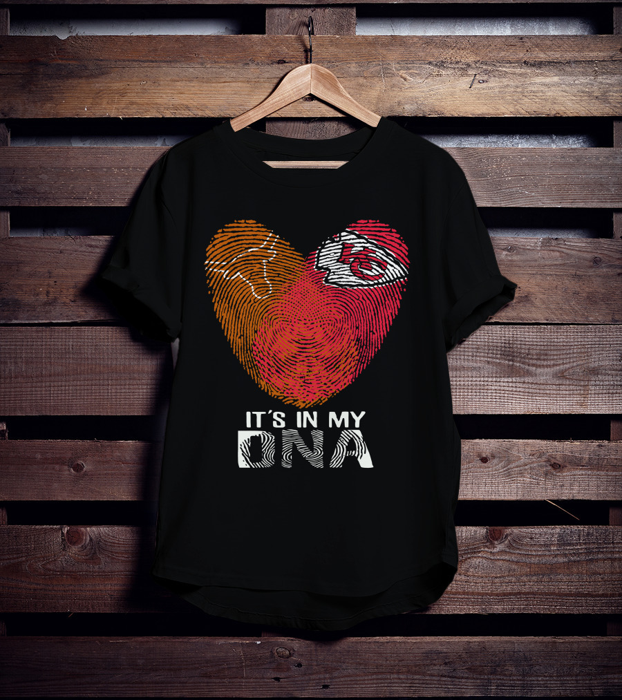 Texas Longhorns Chiefs Heart It's In My DNA T-Shirt