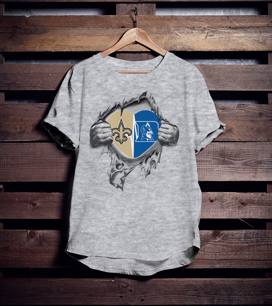 Saints Duke Heart Loyalty Fan Passion T-Shirt