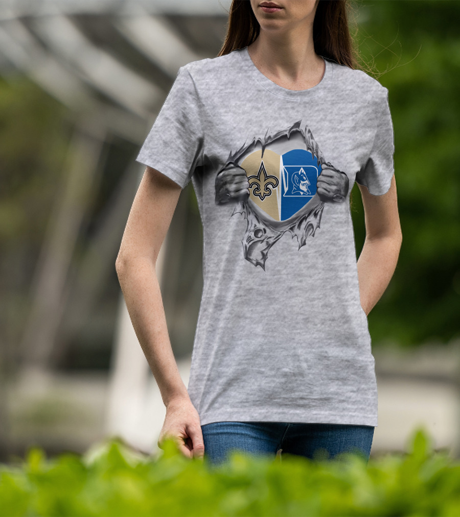 Saints Duke Heart Loyalty Fan Passion T-Shirt