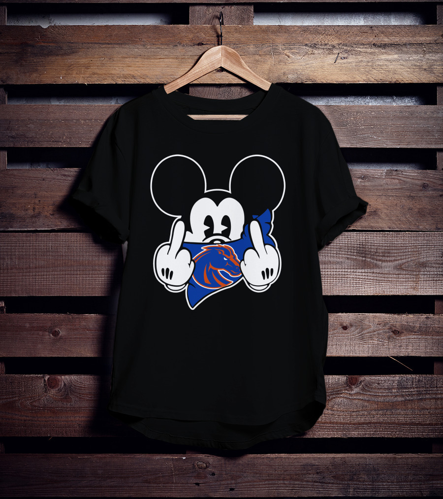 Boise State Broncos Mickey Ears Horse T-Shirt