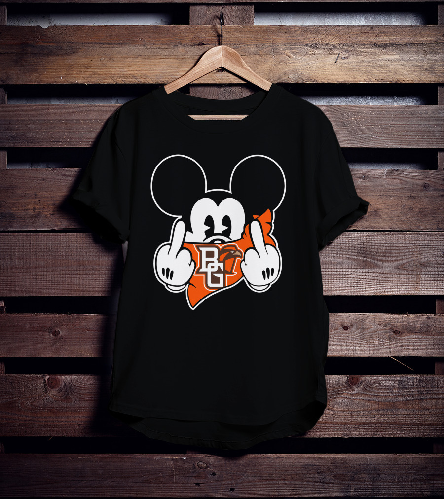 Bowling Green Falcons BG Middle Finger Mickey T-Shirt