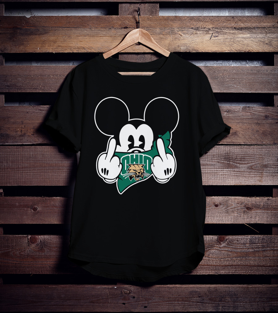 Ohio Bobcats Mickey Gesture T-Shirt