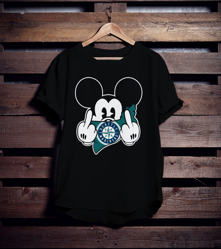 Seattle Mariners Mickey Gesture T-Shirt