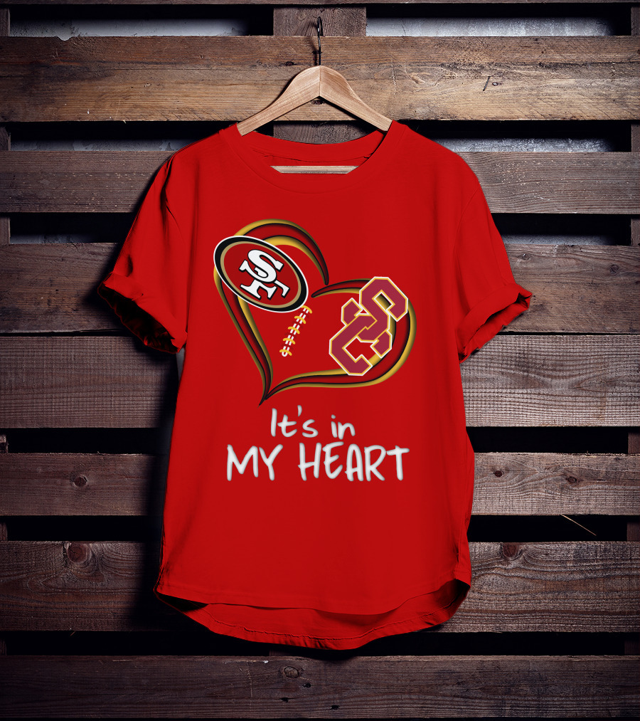 49ers Sc It's In My Heart T-Shirt