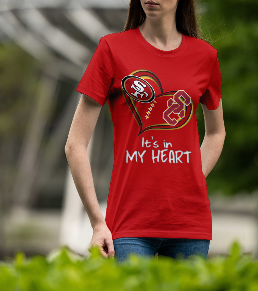 49ers Sc It's In My Heart T-Shirt