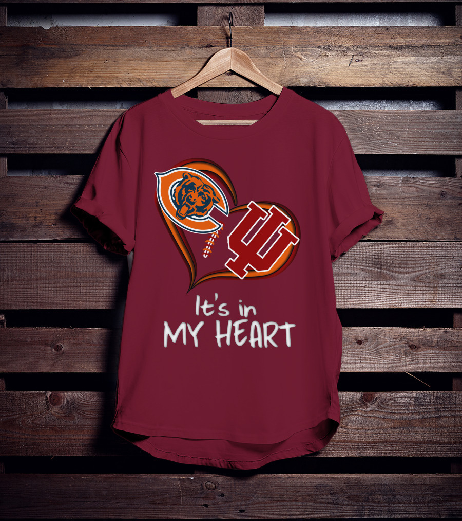 Bears Hoosiers It's In My Heart T-Shirt