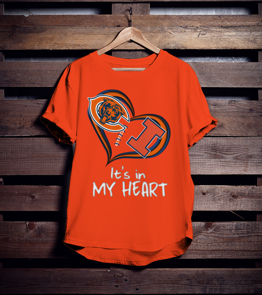Bears Illinois It's In My Heart T-Shirt