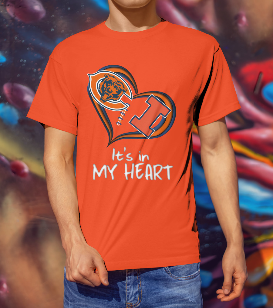 Bears Illinois It's In My Heart T-Shirt