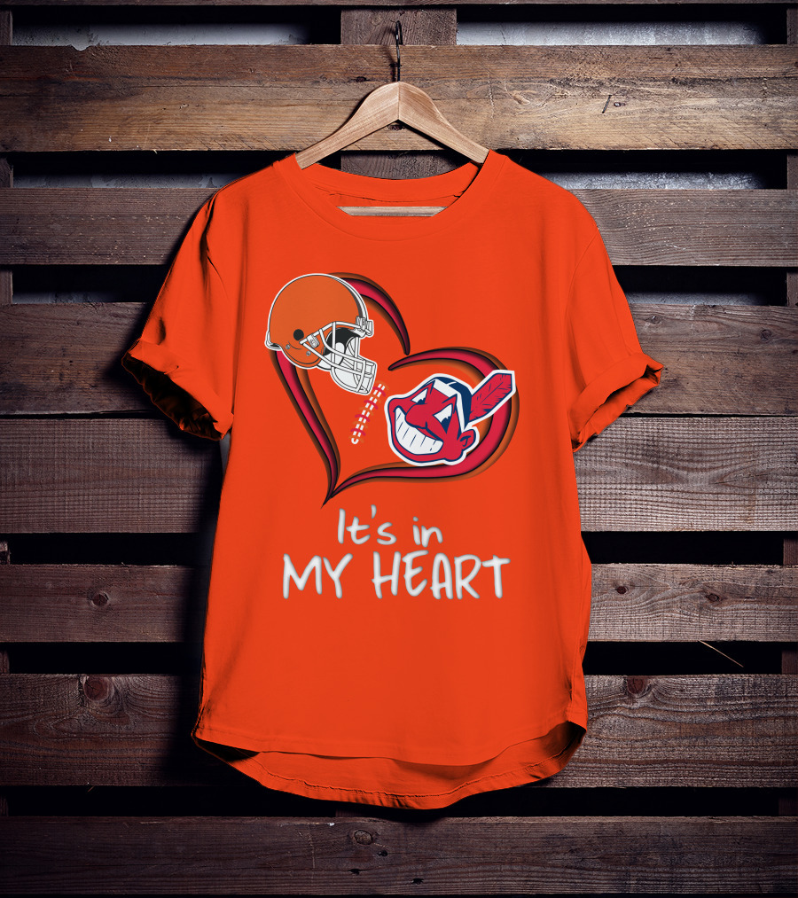 Browns Indians It's In My Heart T-Shirt