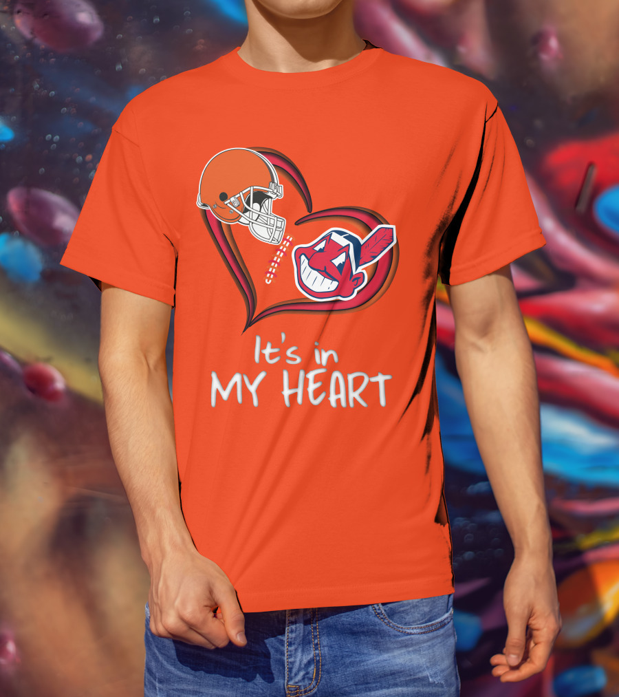 Browns Indians It's In My Heart T-Shirt