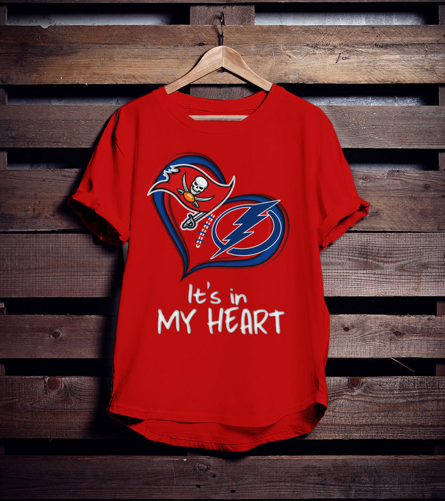 Buccaneers Lightning It's In My Heart T-Shirt