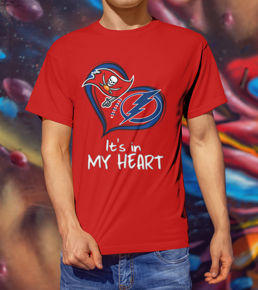 Buccaneers Lightning It's In My Heart T-Shirt