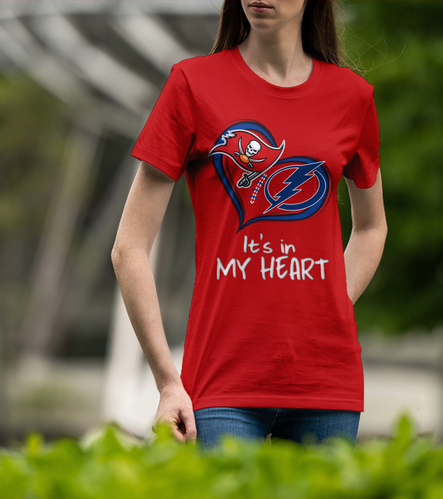 Buccaneers Lightning It's In My Heart T-Shirt