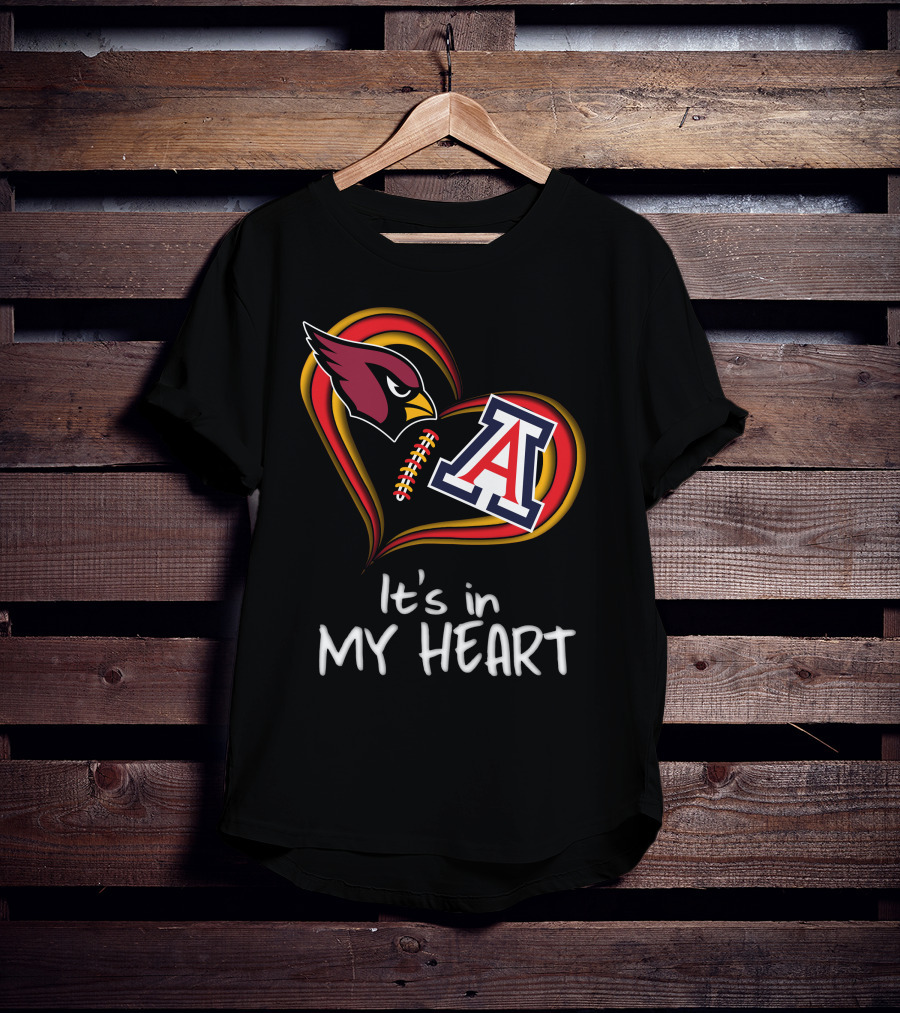 Cardinals Arizona A It's In My Heart T-Shirt
