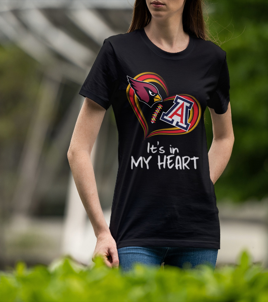 Cardinals Arizona A It's In My Heart T-Shirt