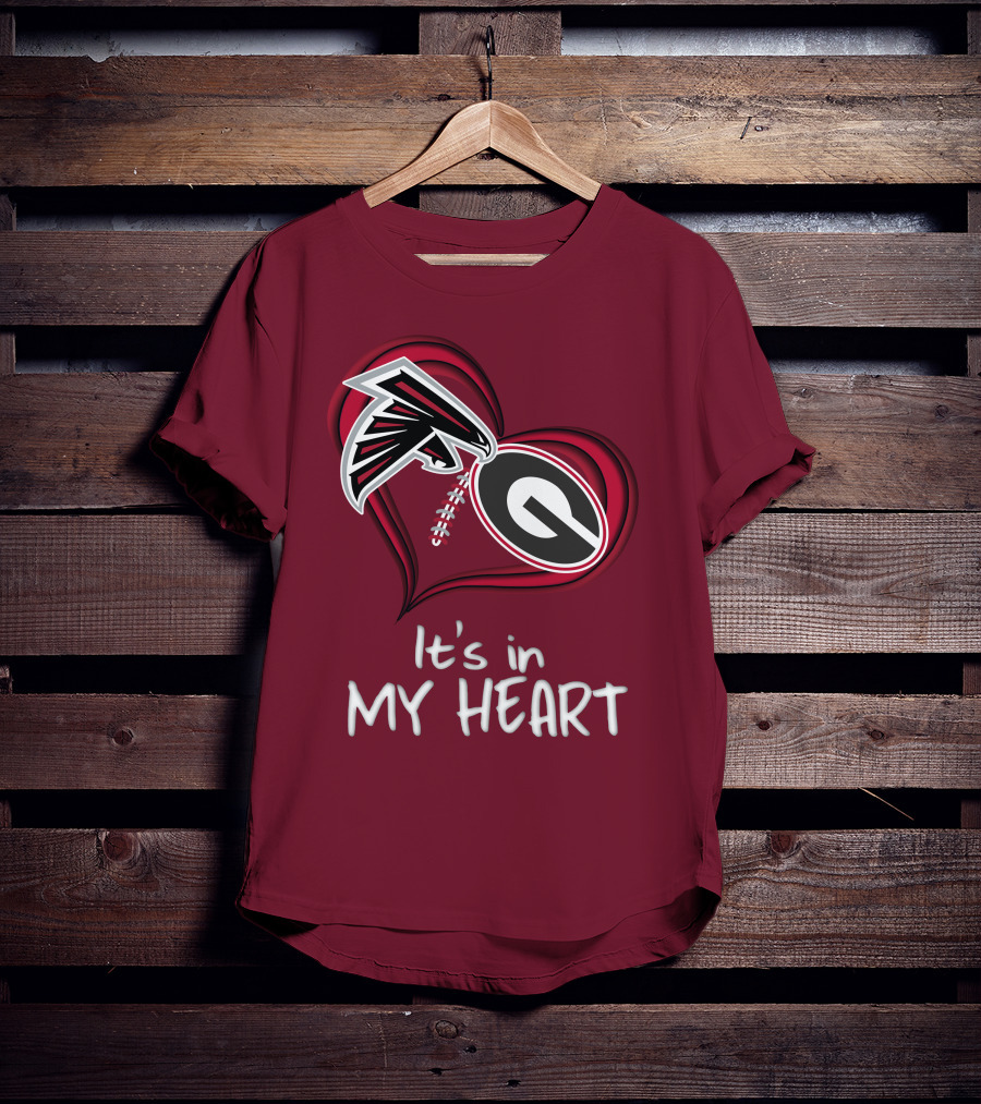 Falcons Bulldogs It's In My Heart T-Shirt