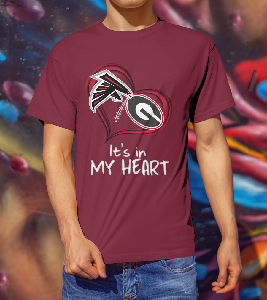 Falcons Bulldogs It's In My Heart T-Shirt