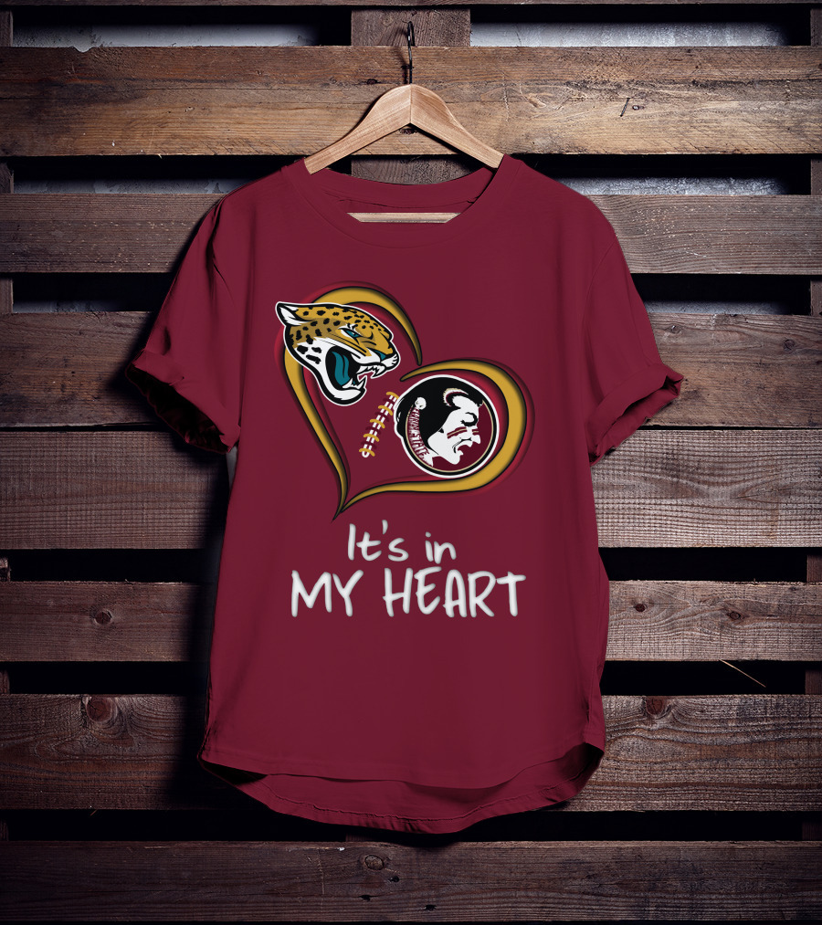 Jaguars Seminoles It's In My Heart T-Shirt
