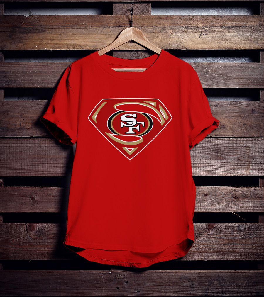Sf 49ers Superhero T-Shirt