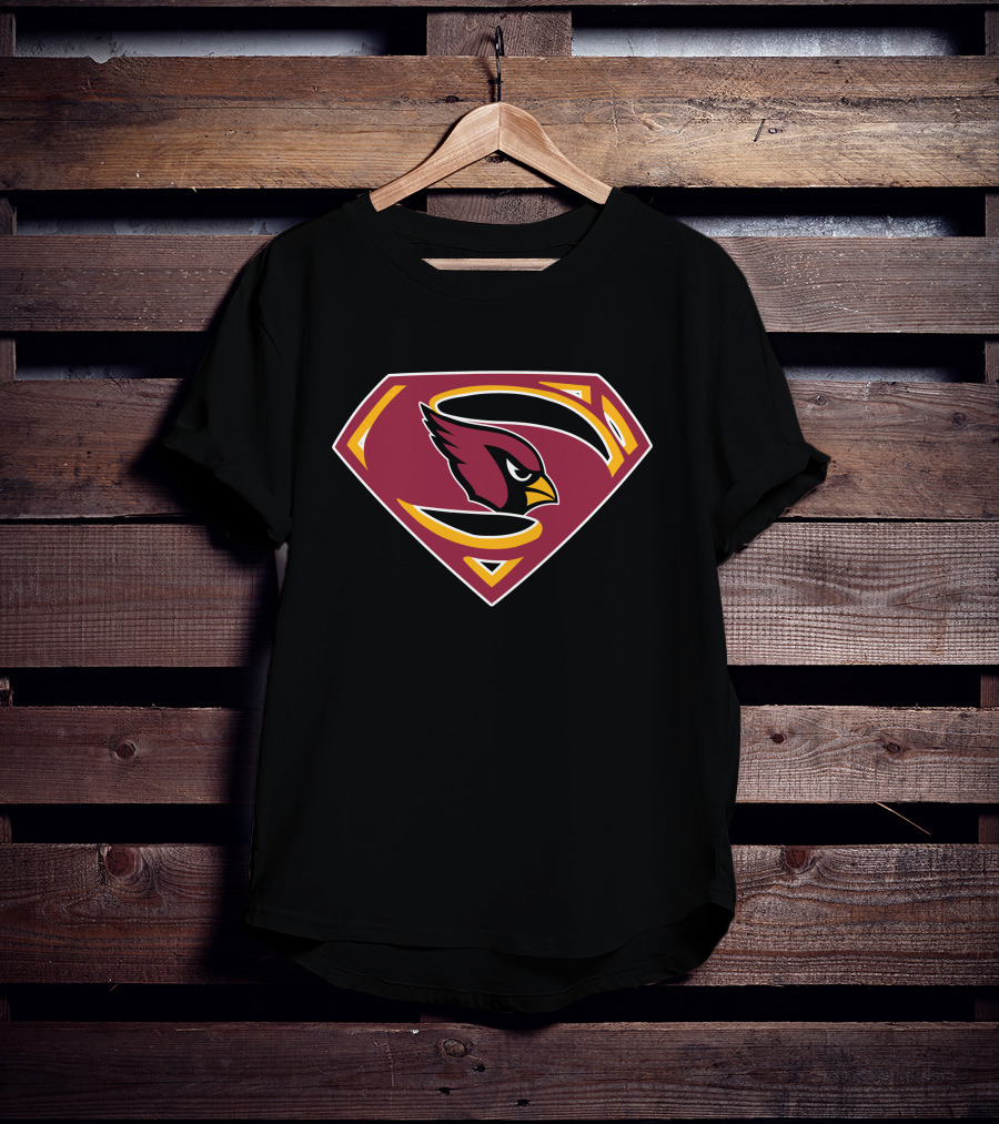 Cardinals Superman Logo Bird T-Shirt
