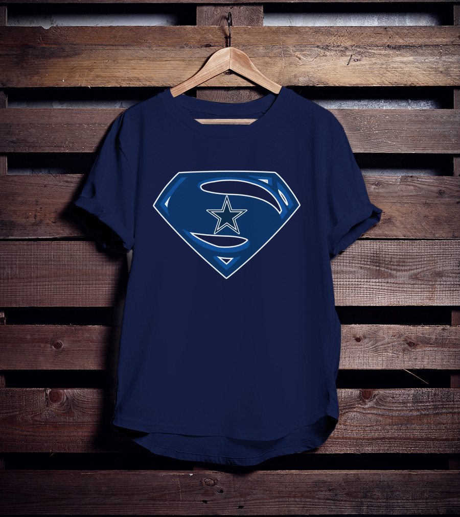 Cowboys Super Man Star Icon T-Shirt