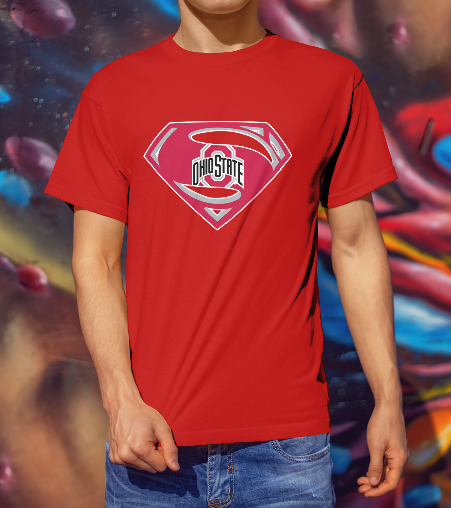 Ohio State Logo Red Shield T-Shirt