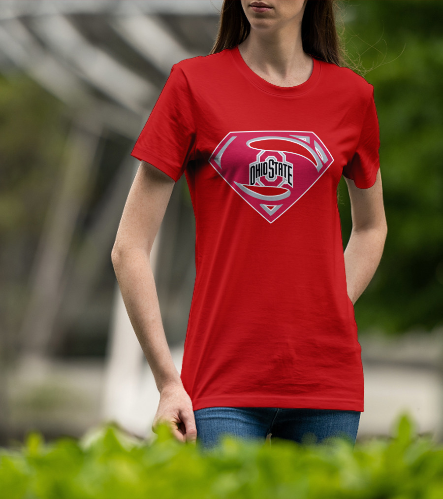 Ohio State Logo Red Shield T-Shirt