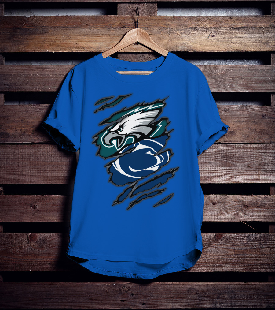 Eagles Penn State Logo Claw T-Shirt