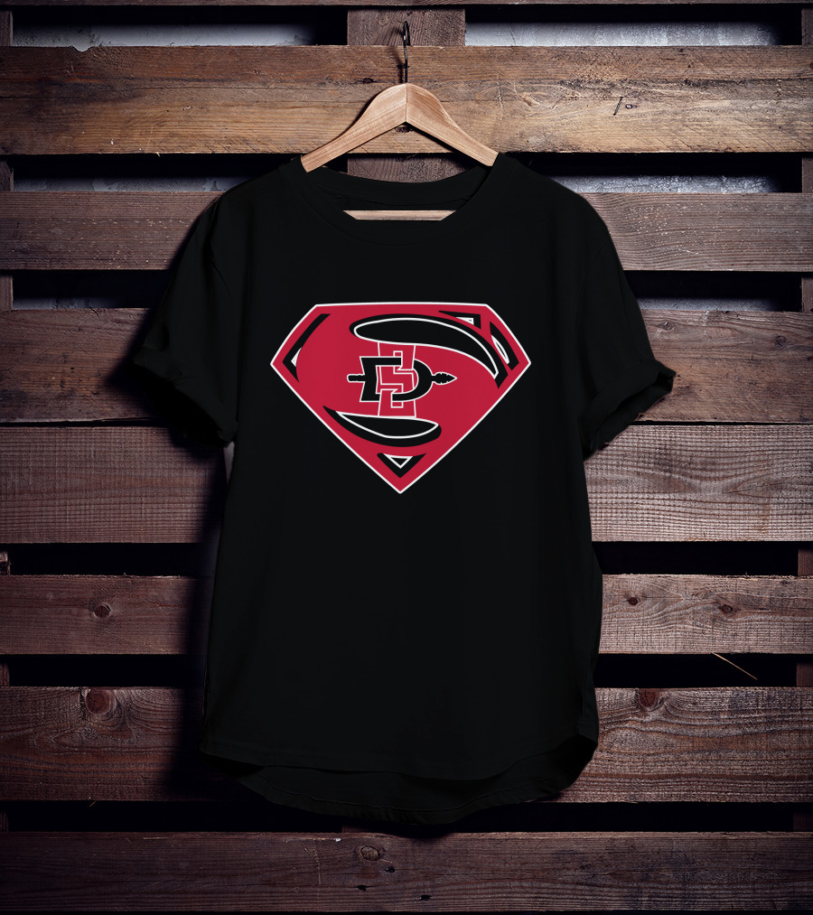 San Diego State Aztecs Superman T-Shirt