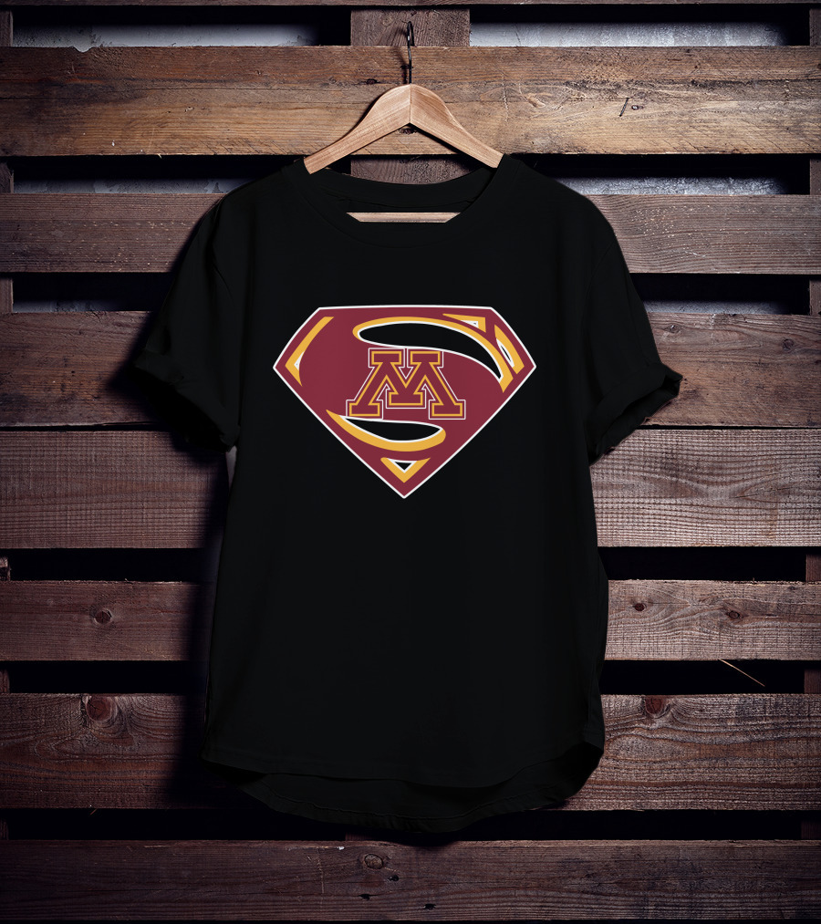 Superman Minnesota Gophers M T-Shirt