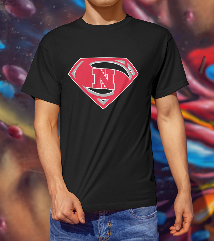 Nebraska Huskers Superman T-Shirt