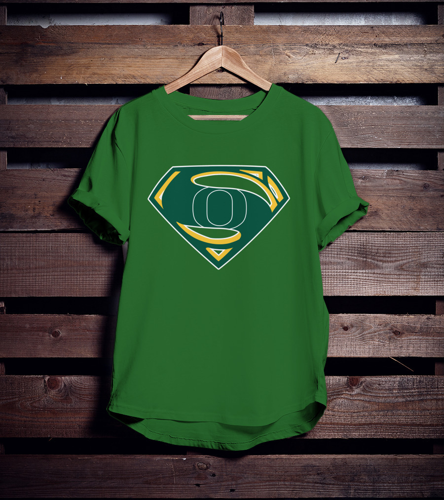 Superman Logo Oregon Ducks Color T-Shirt