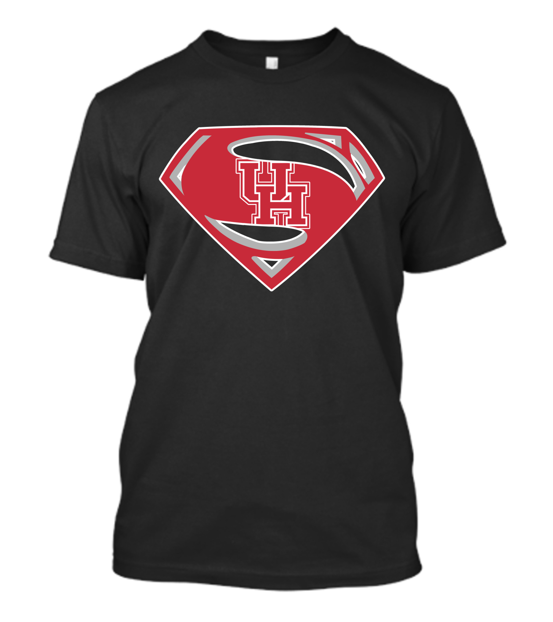 Superman UH Logo University Of Houston Crest T-Shirt