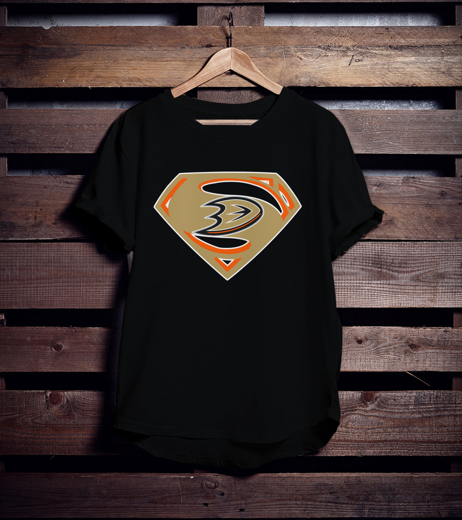 Anaheim Ducks Super Logo Mashup T-Shirt