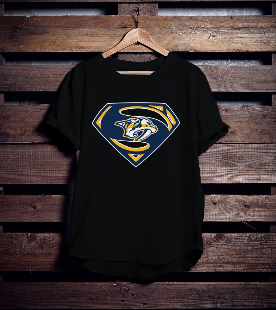 Superman Nashville Predators T-Shirt