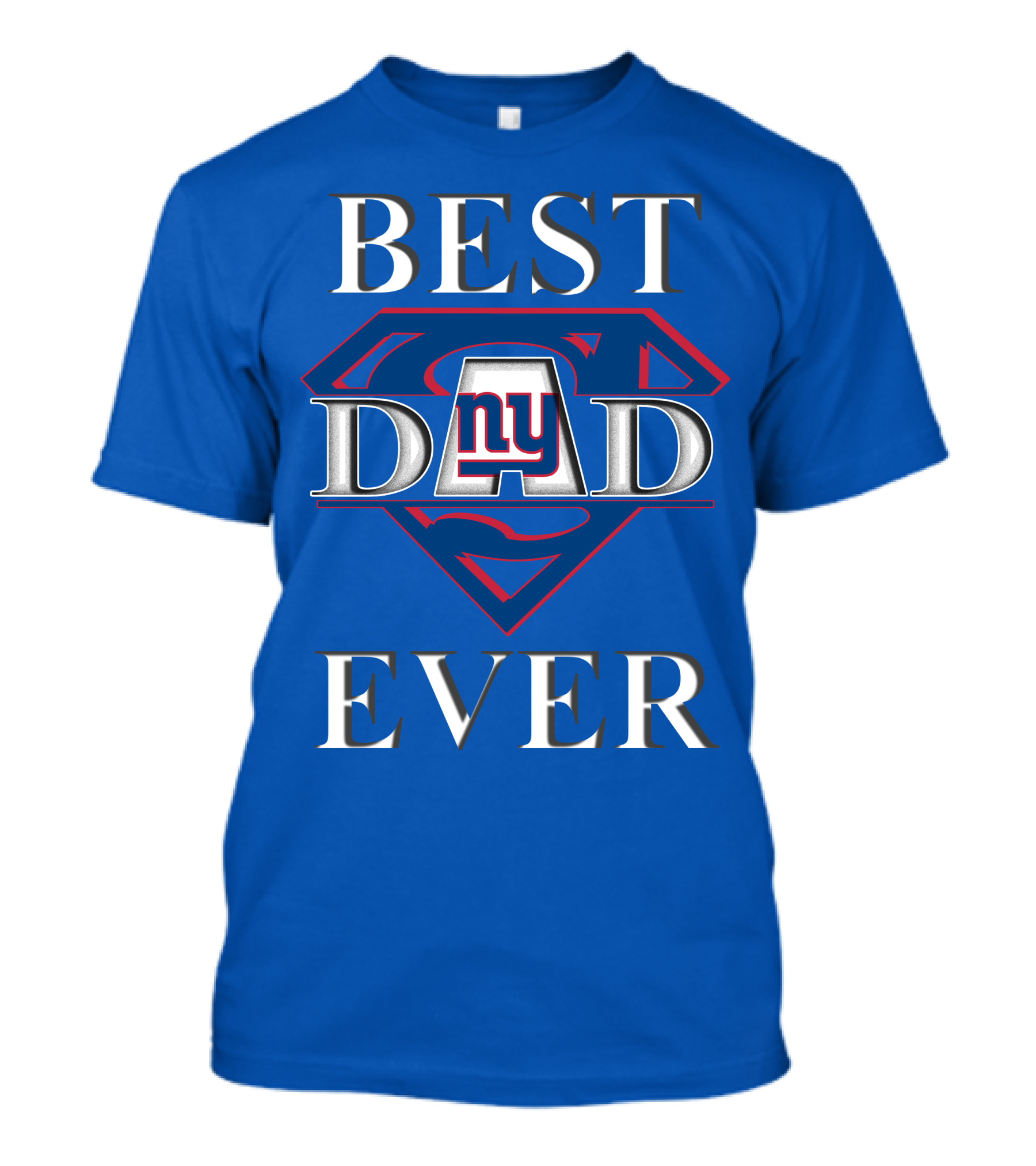 Best Dad Ever New York Giants Superman T-Shirt