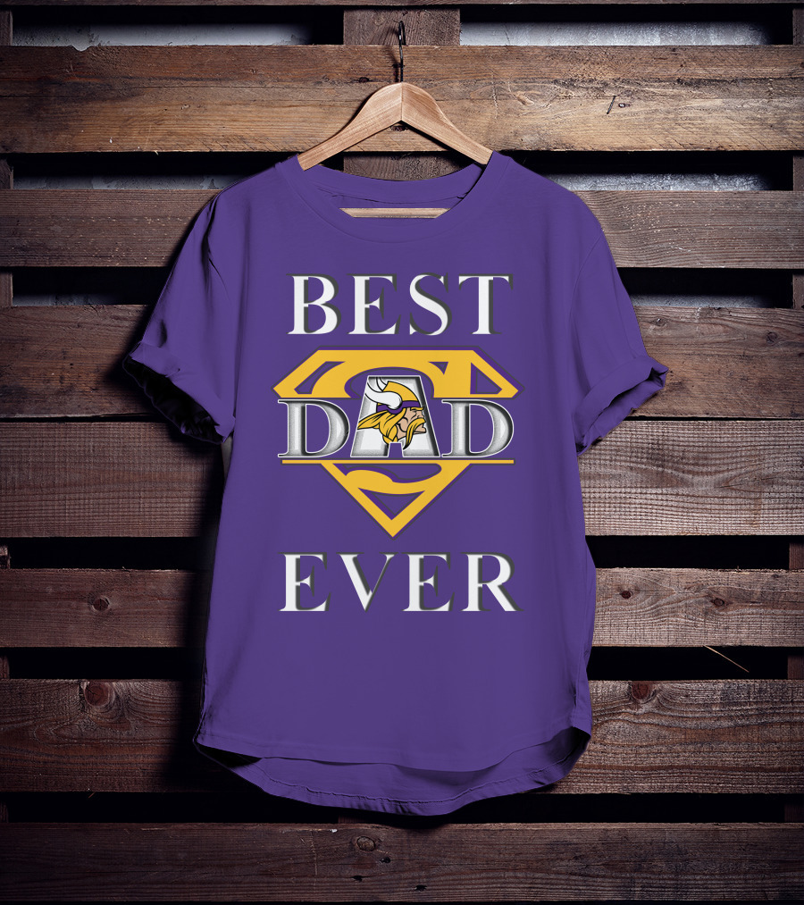Best Dad Ever Vikings Super T-Shirt