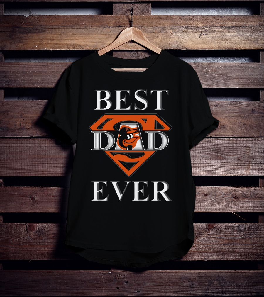 Best Dad Ever Orioles Superman T-Shirt
