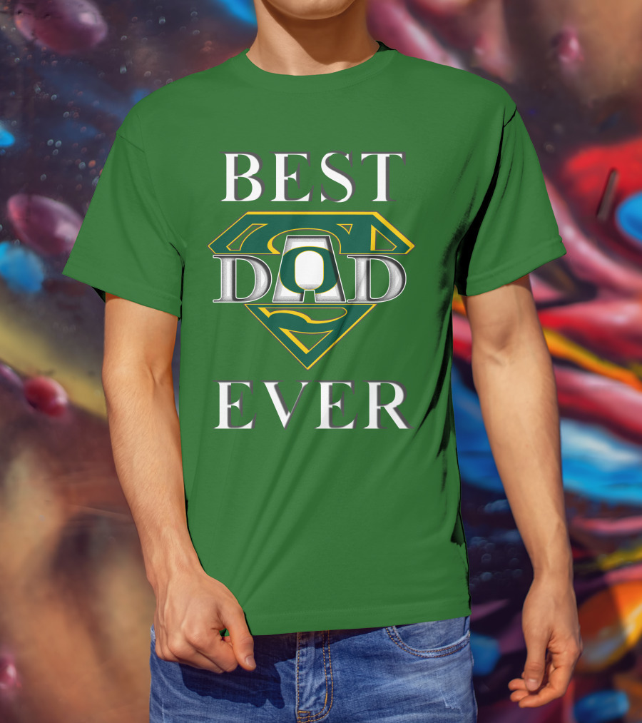 Best Dad Ever Oregon Ducks Super Dad T-Shirt
