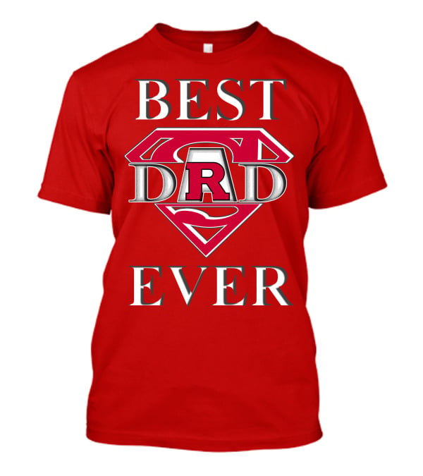Rutgers Scarlet Knights Best Dad Ever Super Dad R T-Shirt