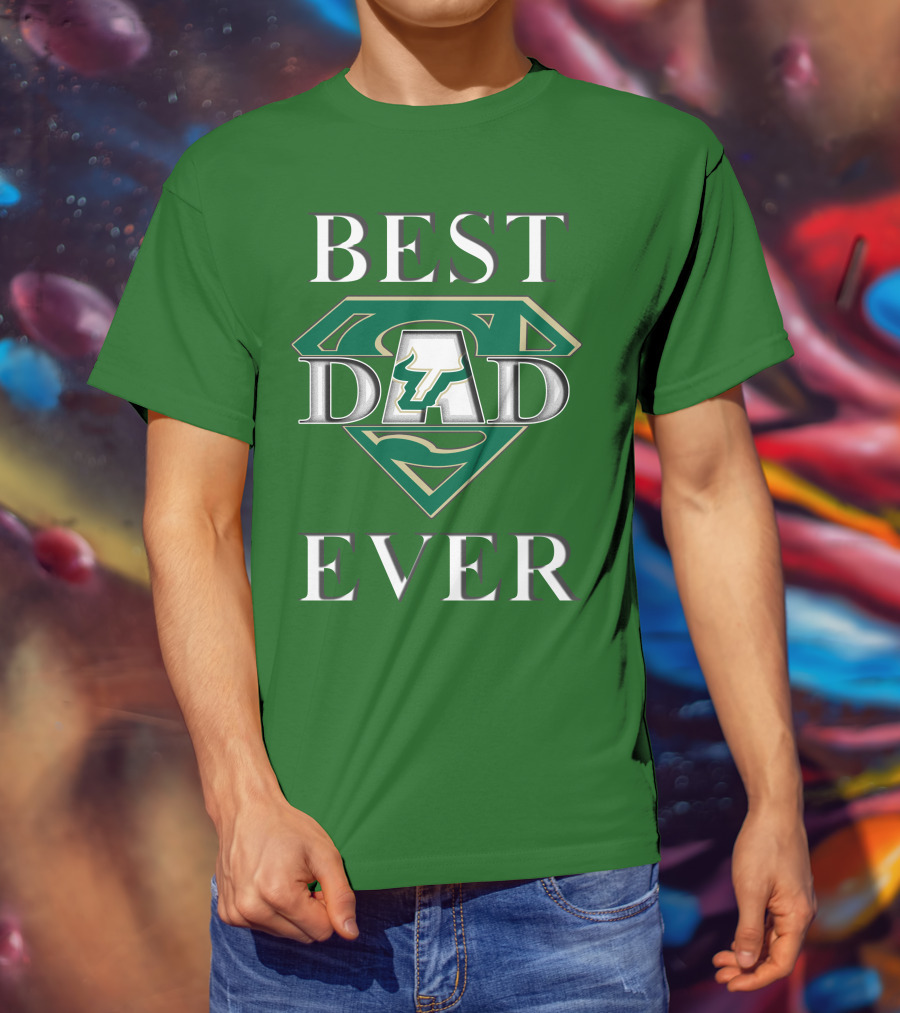 South Florida Bulls Best Dad Ever Super Dad T-Shirt