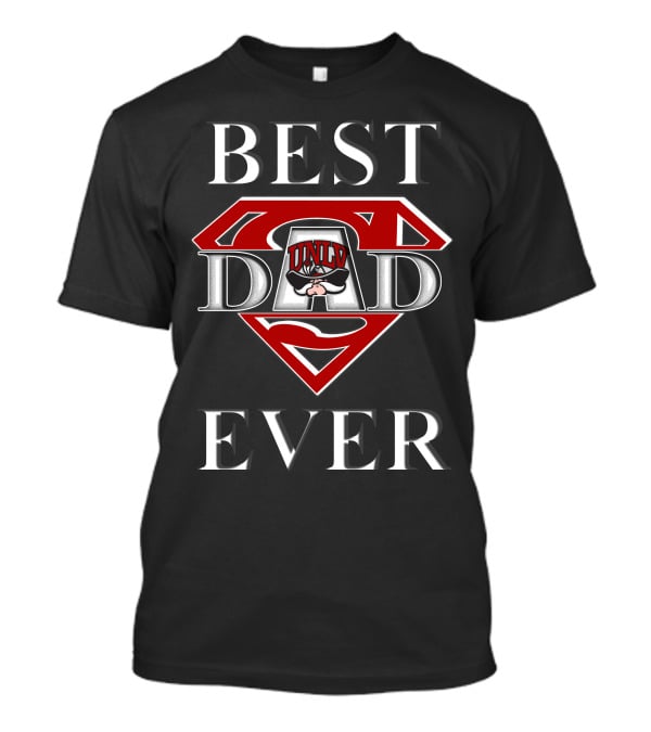 Unlv Rebels Best Dad Ever Superman Shield T-Shirt