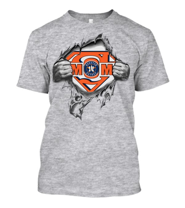 Houston Astros Super Mom Emblem T-Shirt