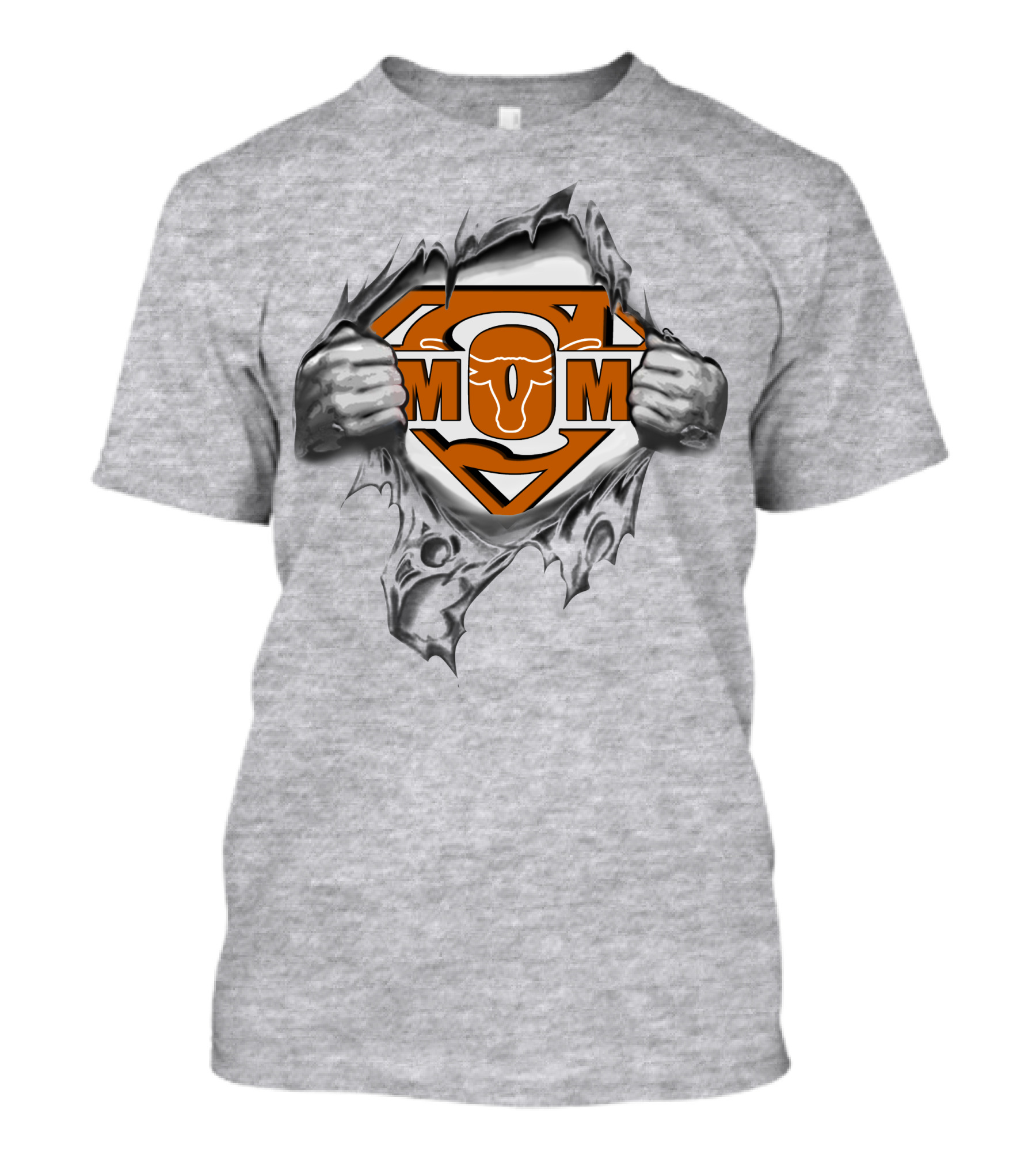 Texas Longhorn Super Mom Superman T-Shirt
