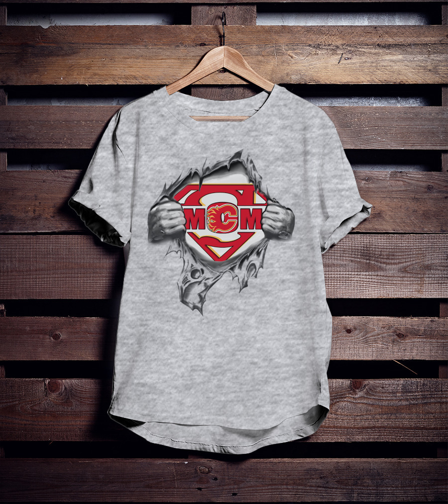 Calgary Flames MCM Superhero T-Shirt